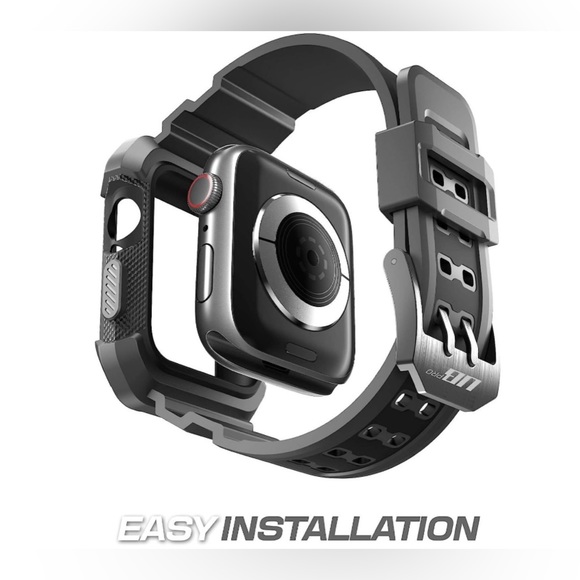 Rugged Protective Case w/Strap Bands Apple Watch Series 8/7/6/SE/5/4 [45/44mm] - Picture 5 of 5